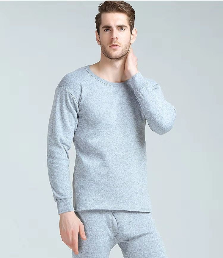 Pantalones Térmicos de Forro de Franela para Hombre - Conjunto de Parte Superior e Inferior
