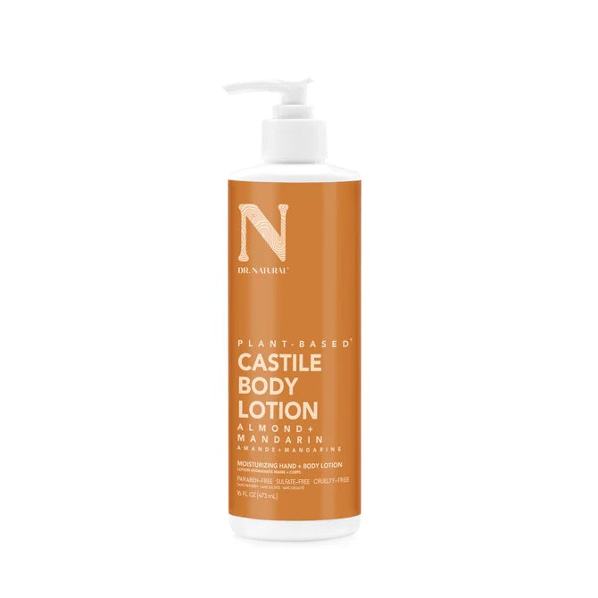 Lotion corporelle Castile à l'amande et à la mandarine Dr. Natural 473ml