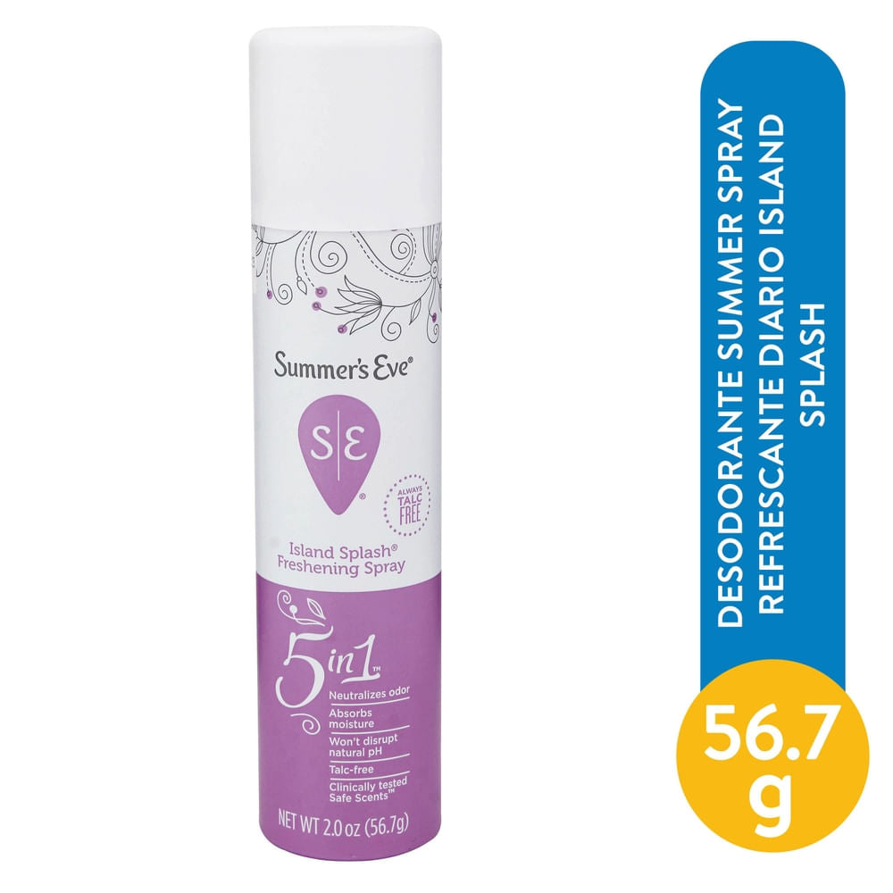 Spray Desodorante Femenino Island Splash de Summer's Eve