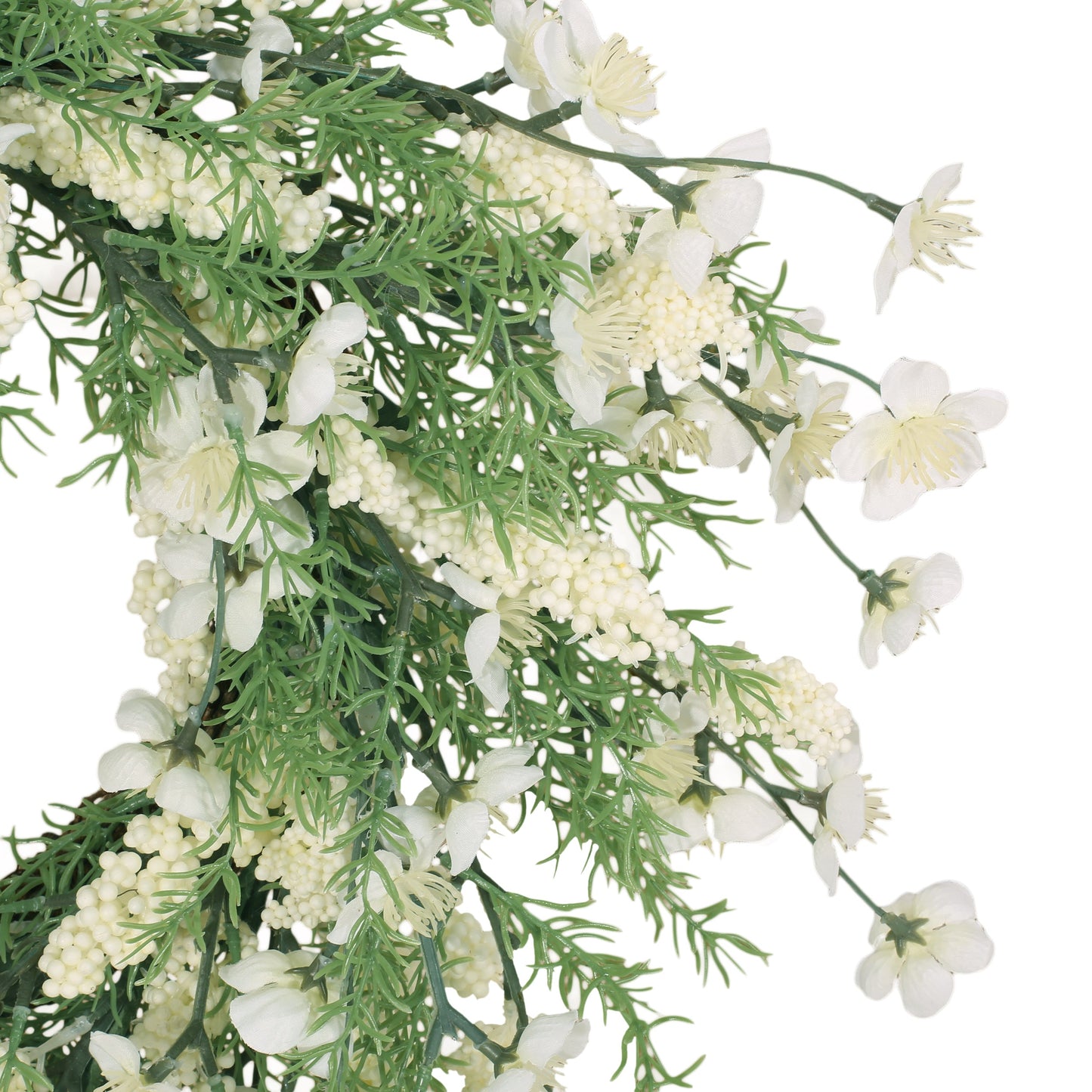 Couronne de fleurs de prunier de 30"