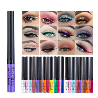 HANDAIYAN Color Matte Eyeliner Liquid - 12-Pack