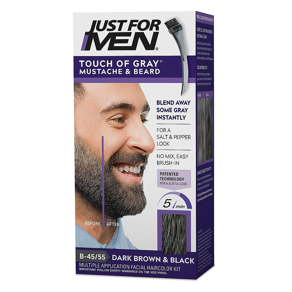 Just for Men Touch of Gray Hair Color, Brun foncé et Noir