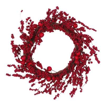 23.5" WP MIXED BERRY WREATH - Korvel