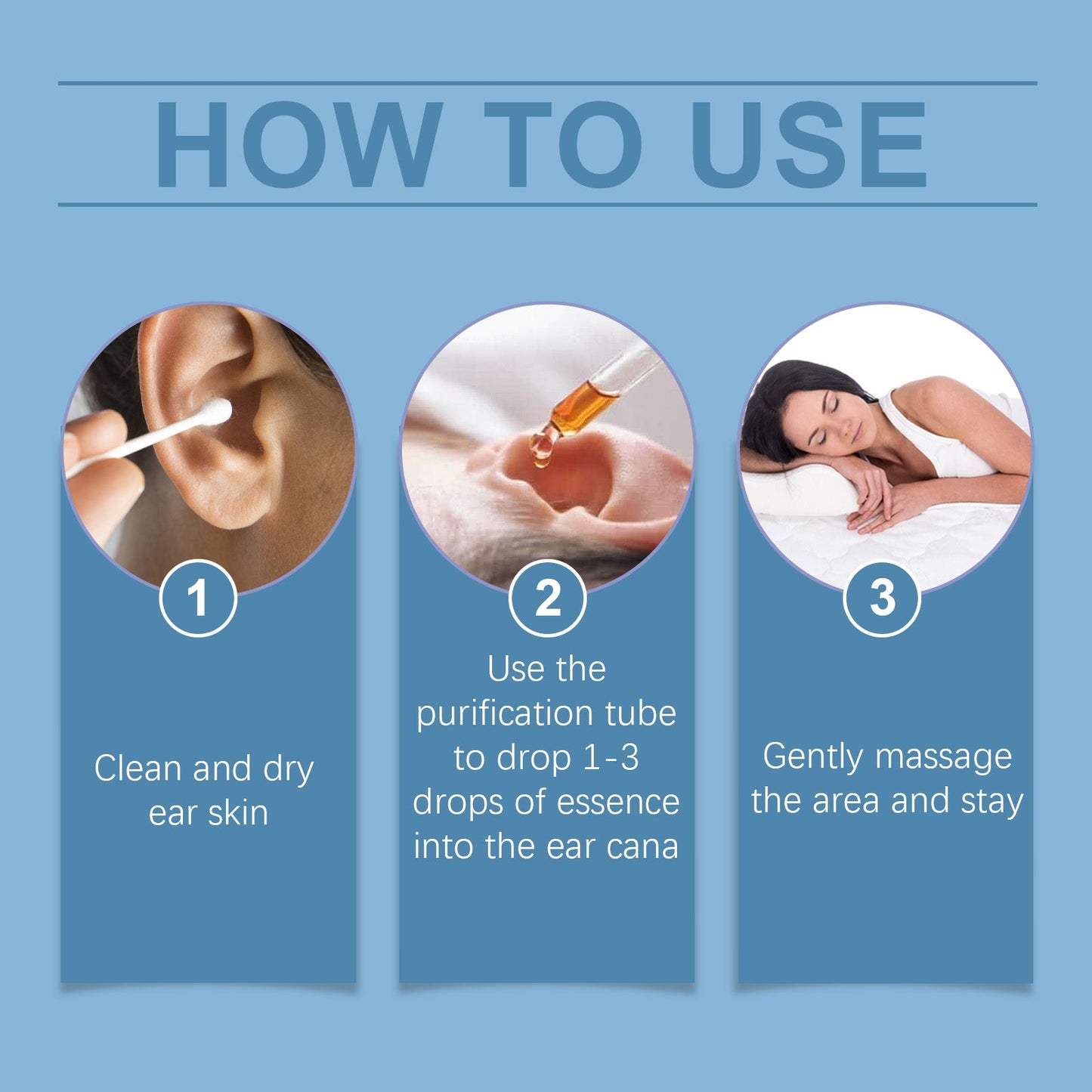 Tinnitus Serum, Cochlear Care Solution Ear Canal Cleaning Repair Tinnitus Ear Itching Ear Plugs Ear Acne Relief - Korvel