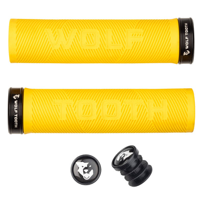 Juego de empuñaduras Wolf Tooth Echo Lock-On - Amarillo/Negro