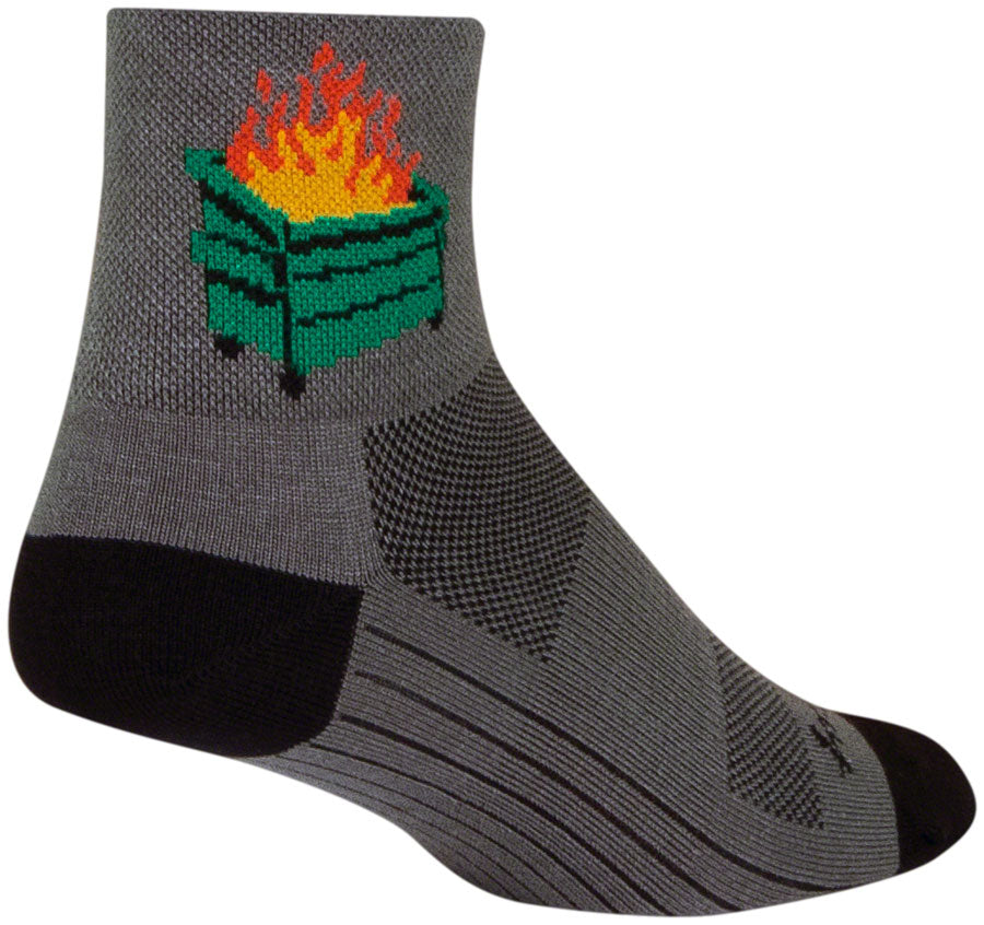 Calcetines Clásicos SockGuy 2020 - Gris/Negro Grande/X-Largo