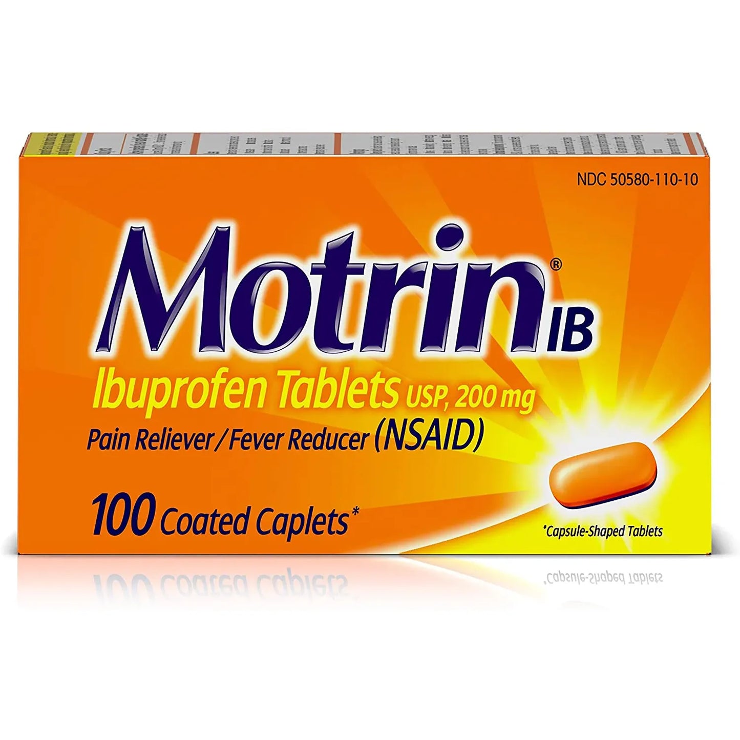 Motrin IB 200 mg Caplets - Convenient 6-Pack Bundle