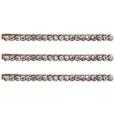 KitSch Rhinestone Bobby Pins in Rose Gold