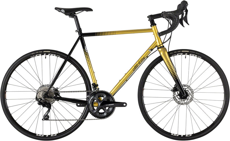 Vélo All-City Zig Zag - 700c Acier 105 Léopard Doré 55cm