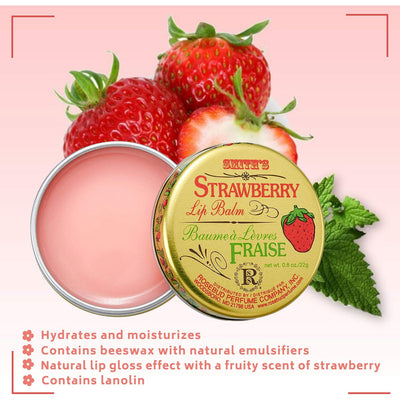 Rosebud Perfume Co. Strawberry Lip Balm - 0.8 oz