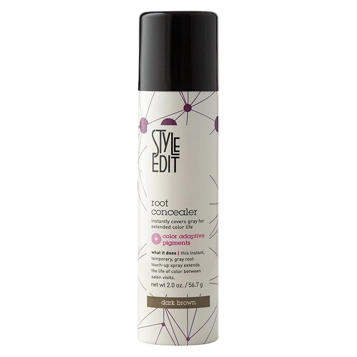 Style Edit Root Concealer Spray - Brun Foncé 2 Oz