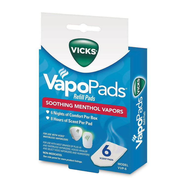 Vicks VapoPads Refill Pads para Comodidad Aromática