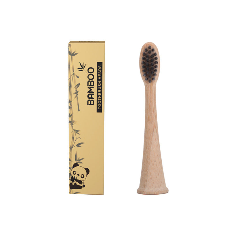 Bamboo toothbrush head compatible with Philips HX3/6/9 series electric toothbrush DuPont hair bamboo toothbrush head - Korvel