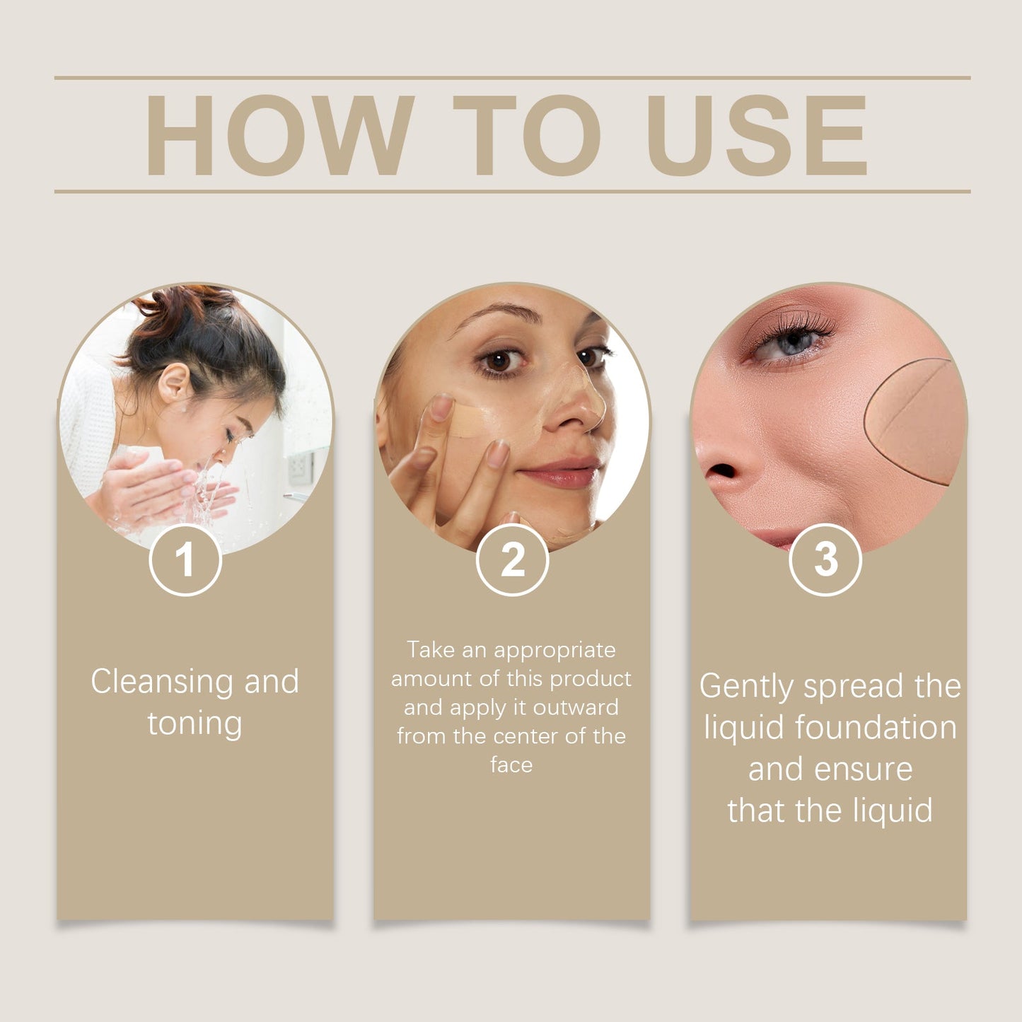 Warm Color Changing Liquid Foundation, Brightening And Easy Natural Concealer Light Base Makeup Skin Tone Pure And Moisturizing Liquid Foundation - Korvel