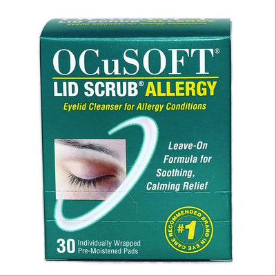 OCuSOFT Lid Scrub Allergy - 30 Gentle Cleansing Pads