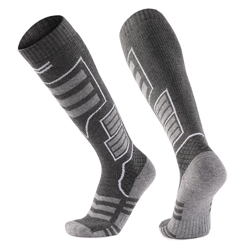 Premium Merino Wool Ski Socks - Long Tube Athletic Socks
