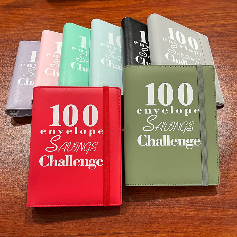100 Envelope Challenge Binder for Savings Tracking