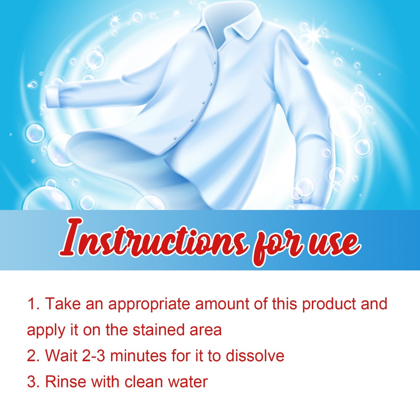 Biological Enzyme Cleaner, Removes Yellow Stains, Stains Stubborn Greasy Clothes Cleaner - Korvel