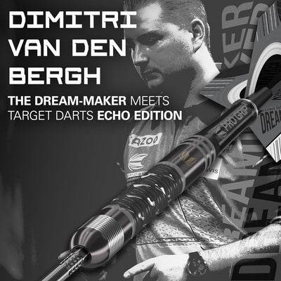 Dimitri Van Den Bergh Signature 90% Tungsten Steel Tip Darts - Korvel