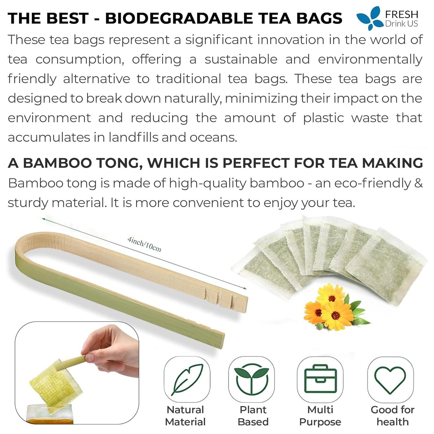 Premium Nettle Leaf Tea Bags - 100% Natural & Pure