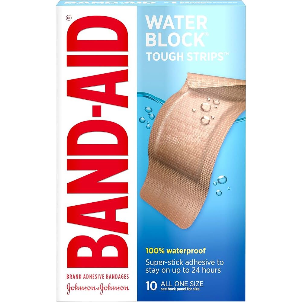 Band-Aid Tough Strips Bandages Adhesifs - 10 Compte