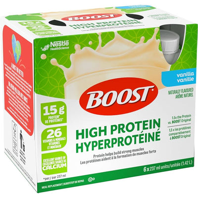 BOOST High Protein Meal Replacement Drink - Vanilla (Pack of 4)
