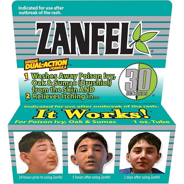 Zanfel Poison Ivy Wash - Tube de 30 ml