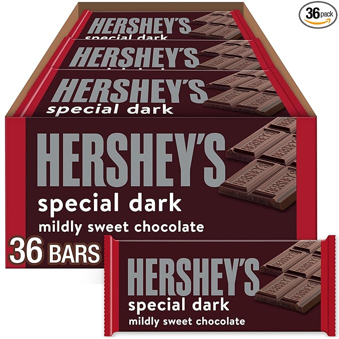 Barre de chocolat HERSHEY'S Special Dark - 36 unités