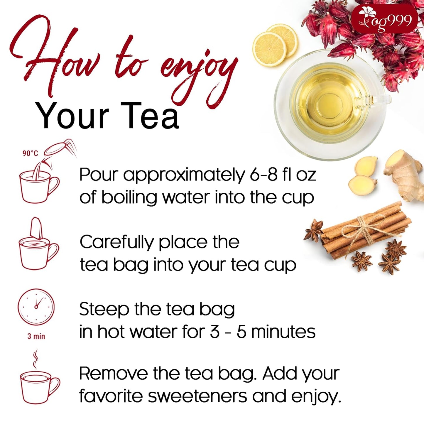Pressure Balance Herbal Tea | Blend of 9 Natural Herbs | Caffeine-Free, Sugar-Free, Vegan-Friendly - Korvel