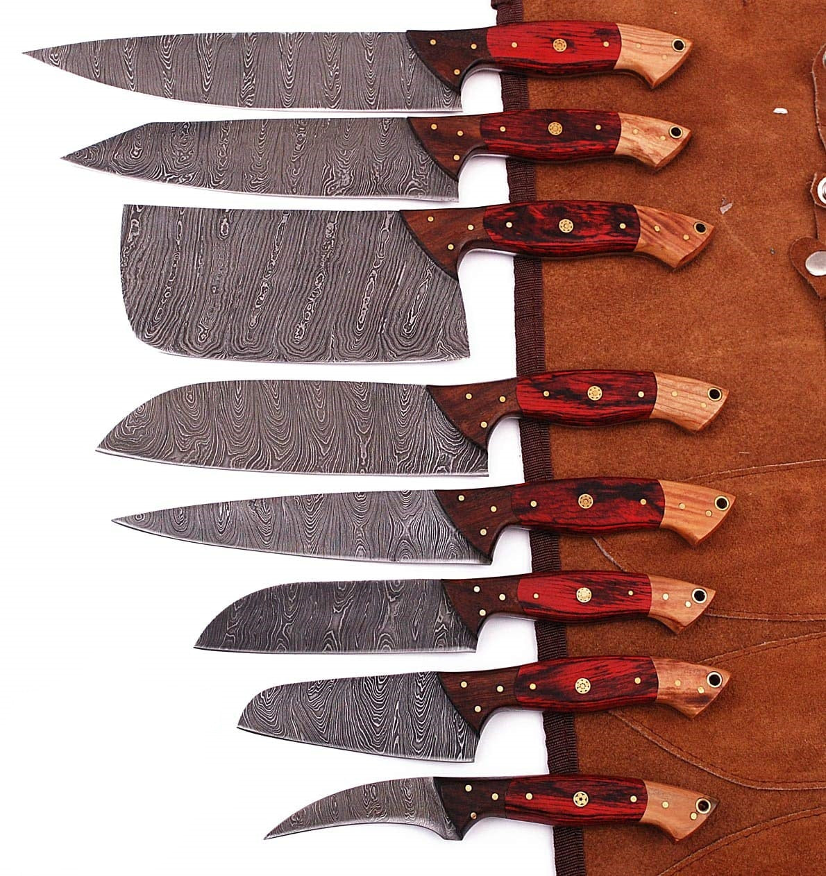 Premium 8-Piece Artisan Kitchen Knife Collection - Korvel