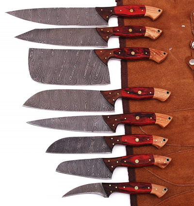 Premium 8-Piece Artisan Kitchen Knife Collection - Korvel