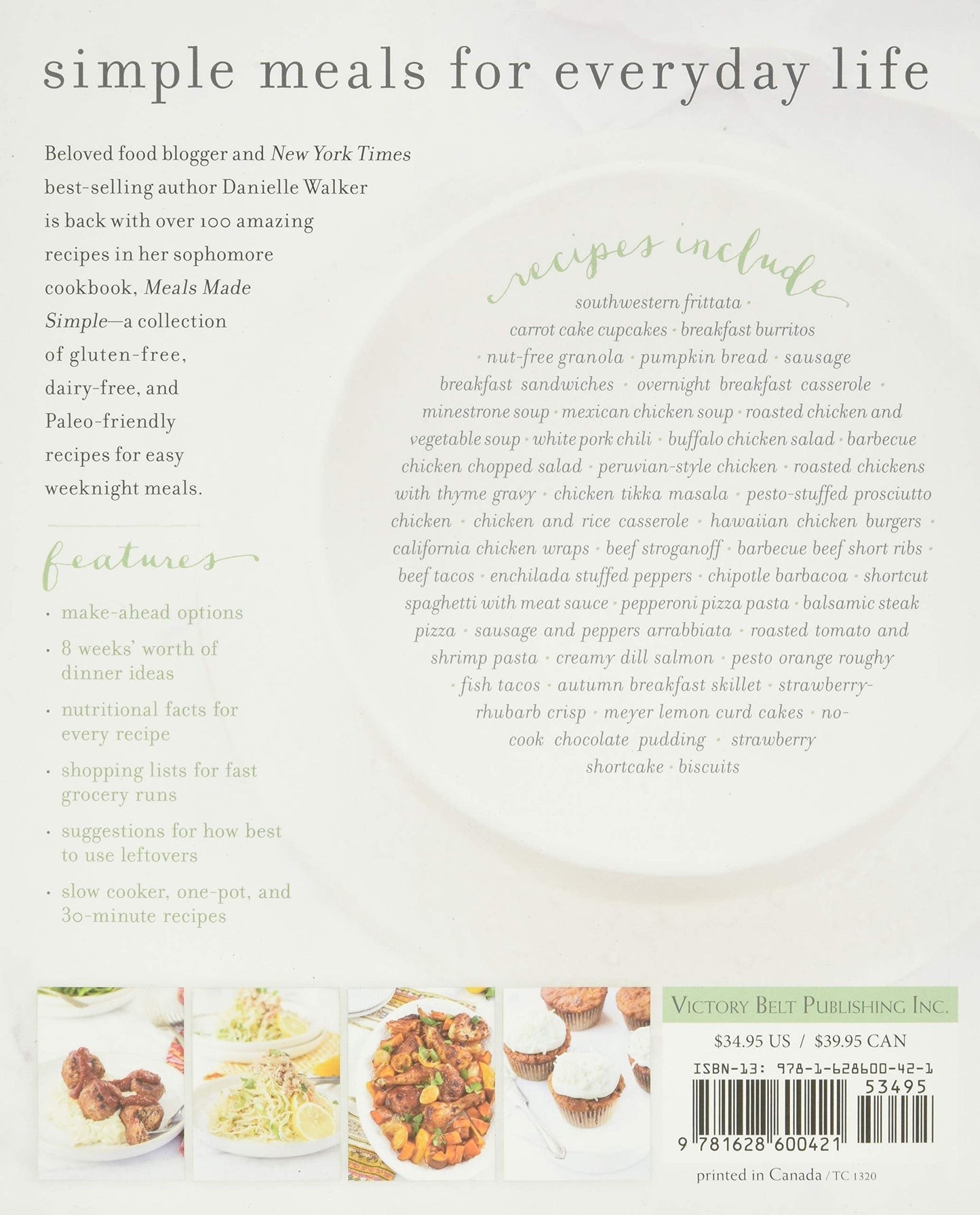 Danielle Walker's Against All Grain: Simple Gluten-Free, Dairy-Free, and Paleo Meals for Every Day - Korvel