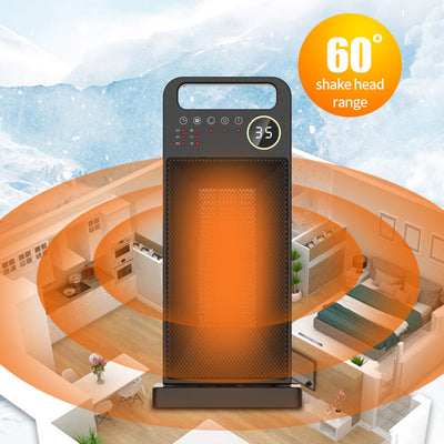 PTC Remote Control Electric Heater with Touch Screen and 120° Oscillation