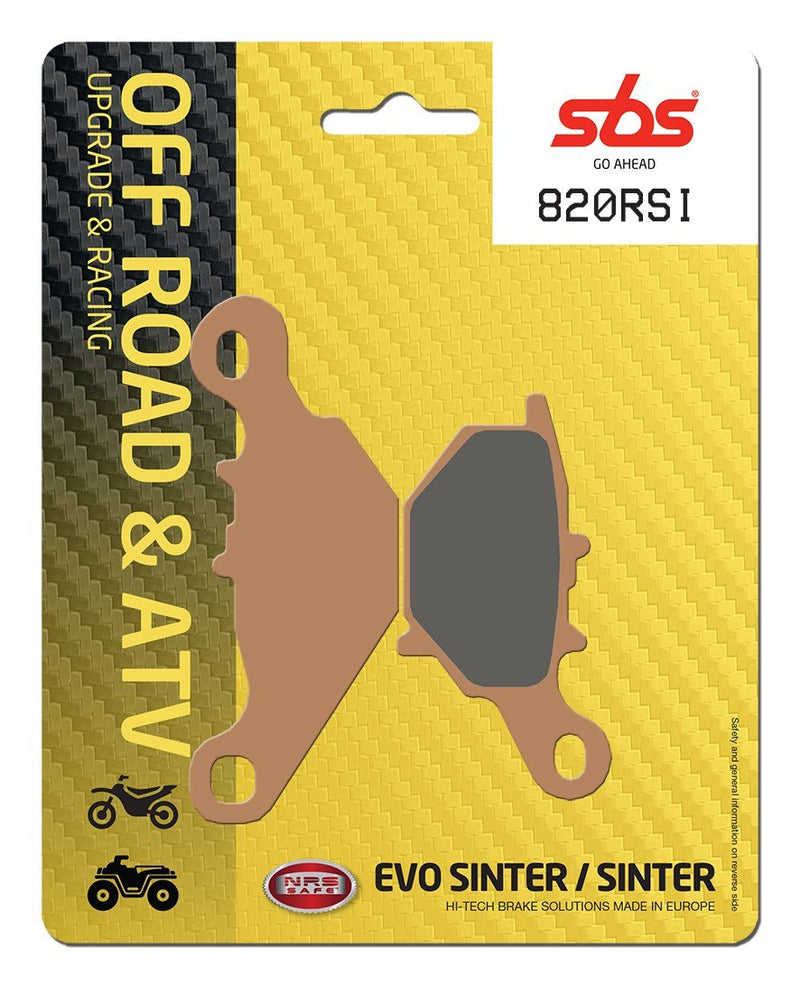 Plaquettes de frein de course SBS Offroad FR-RR 820RSI