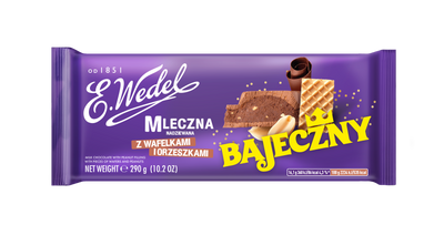 WEDEL Milk Chocolate with Bajeczny Filling - XLARGE 290g