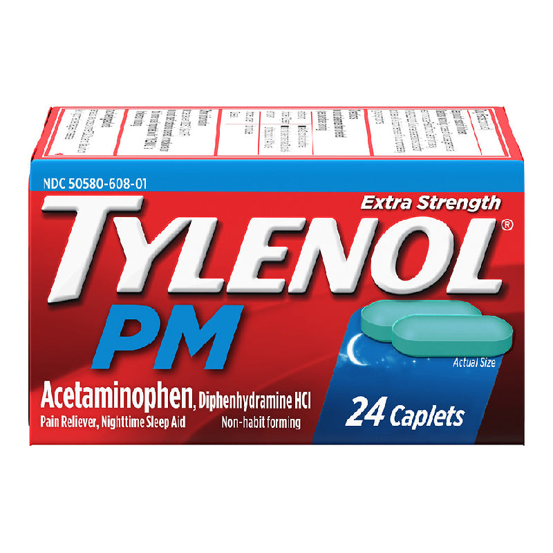 Tylenol PM Extra Strength Acetaminofén - 24 Comprimidos