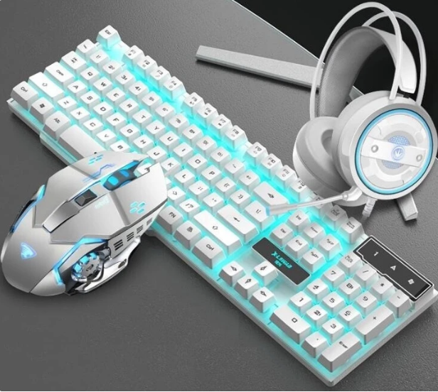 Premium Gaming Keyboard, Mouse & Headset Set