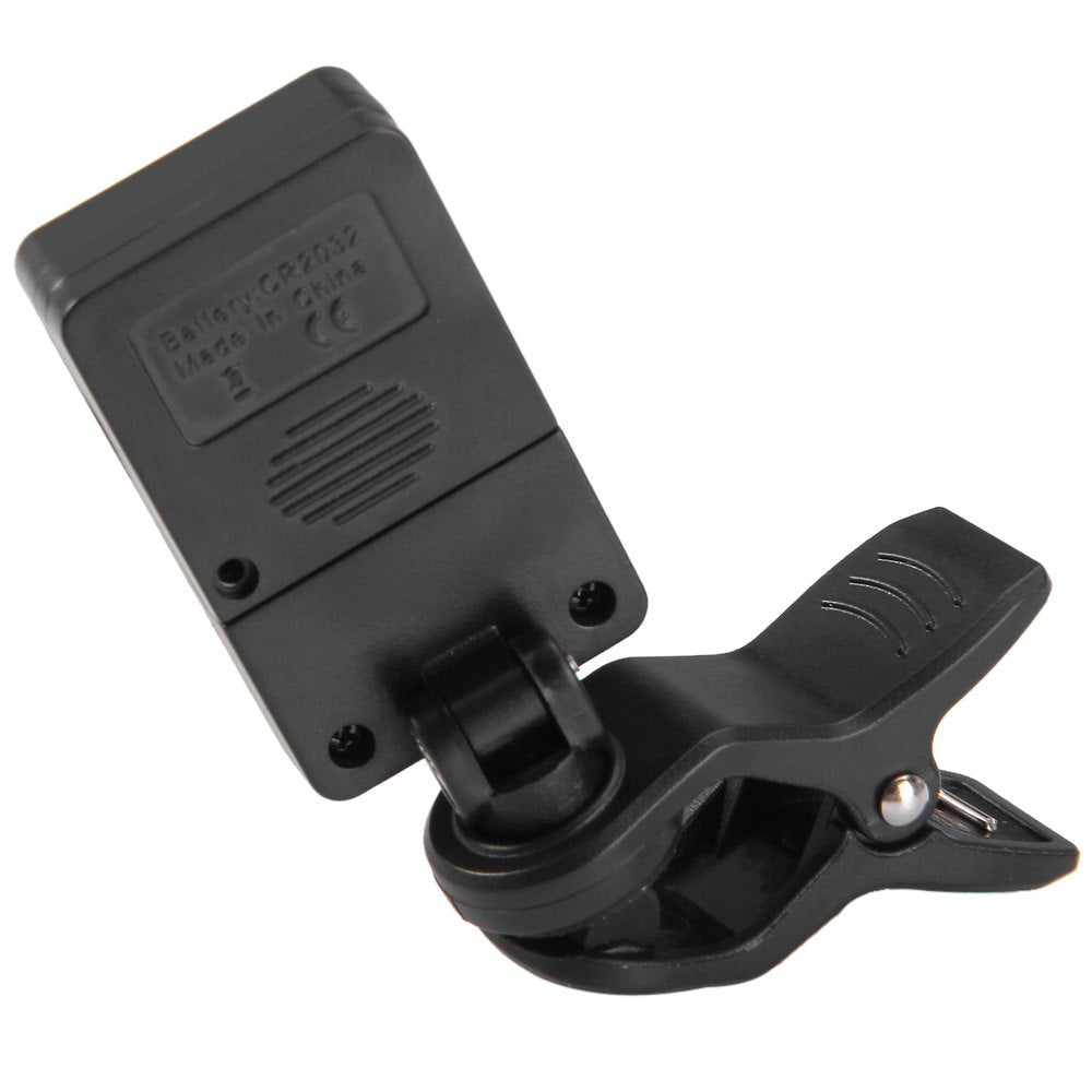 JOYO JT - 01 Clip-on 360 Degree Rotation LCD Digital Guitar Tuner for Bass Ukulele - Korvel
