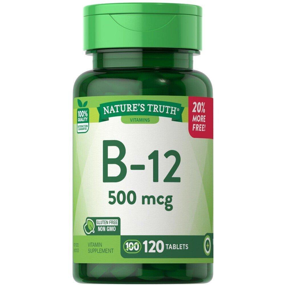 Comprimés de vitamine B12 de Nature's Truth, 500 mcg - Qualité supérieure