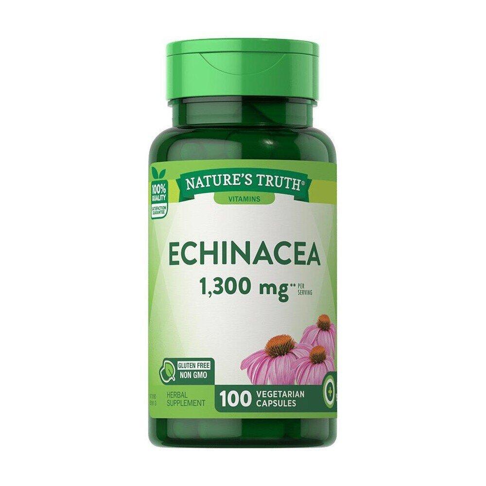 Nature's Truth Echinacea Vegetarian Capsules, 1300 Mg