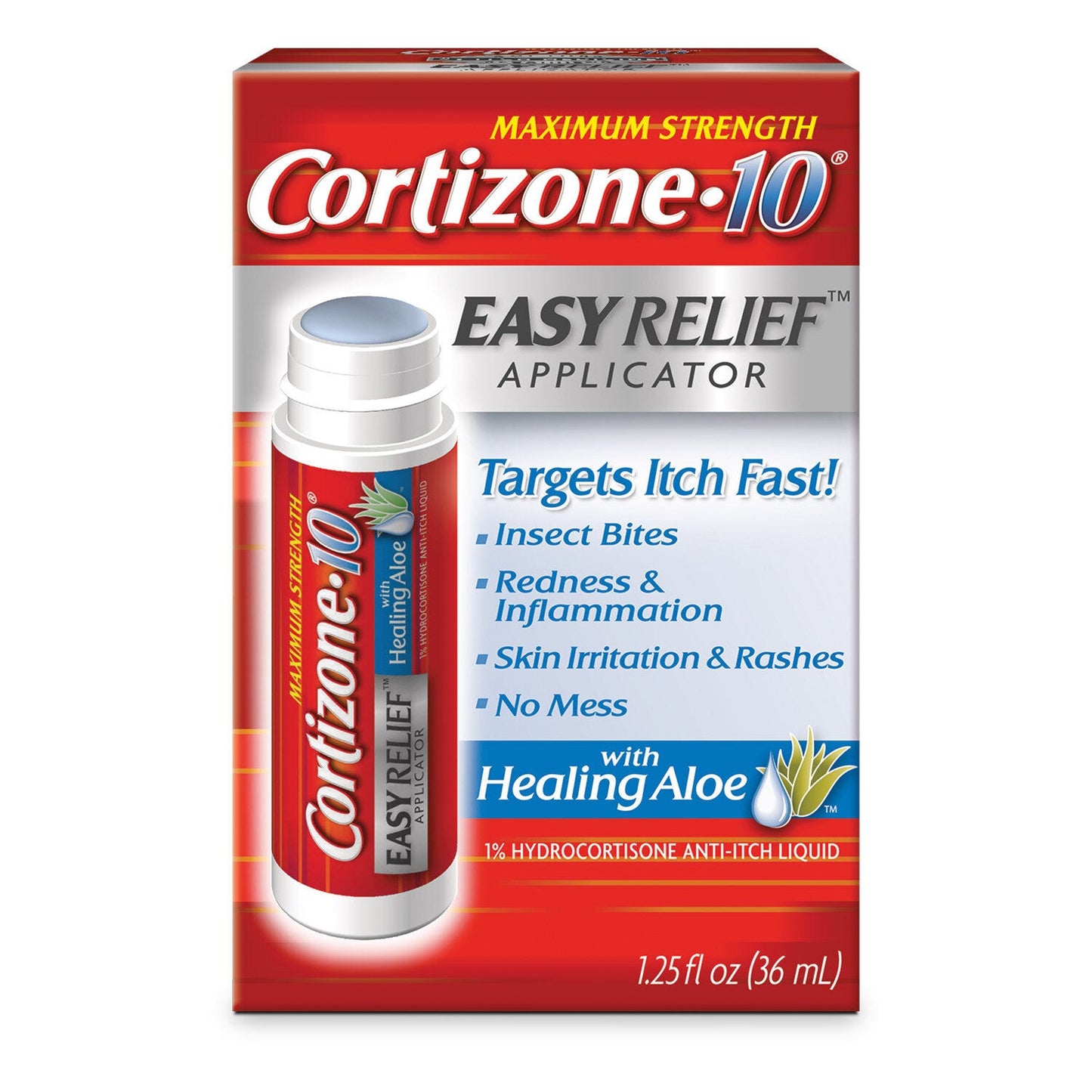 Cortizone-10 Maximum Strength Anti-Itch Liquid Applicator, 1.25 Fl Oz