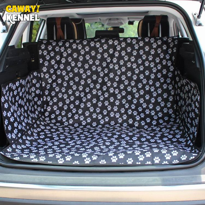 CAWAYI KENNEL Pet Carriers Dog Car Seat Cover Trunk Mat Cover Protector Carrying For Cats Dogs transportin perro autostoel hond - Korvel