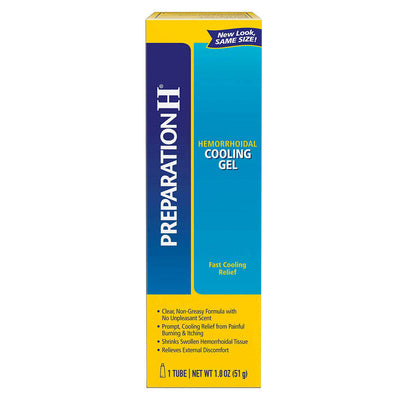 Premium Hemorrhoidal Cooling Gel with Aloe - 1.8 Oz
