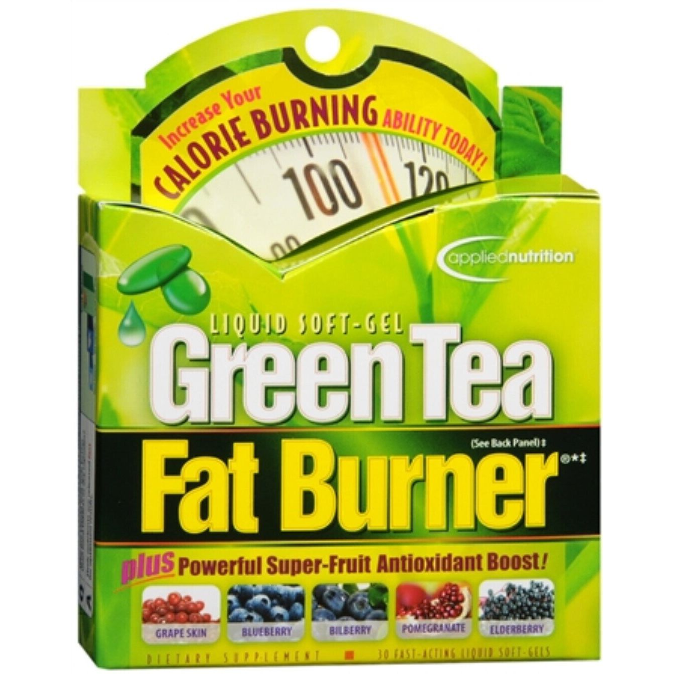 Extracto de Té Verde en Soft-Gels de Applied Nutrition - 30 Contenido