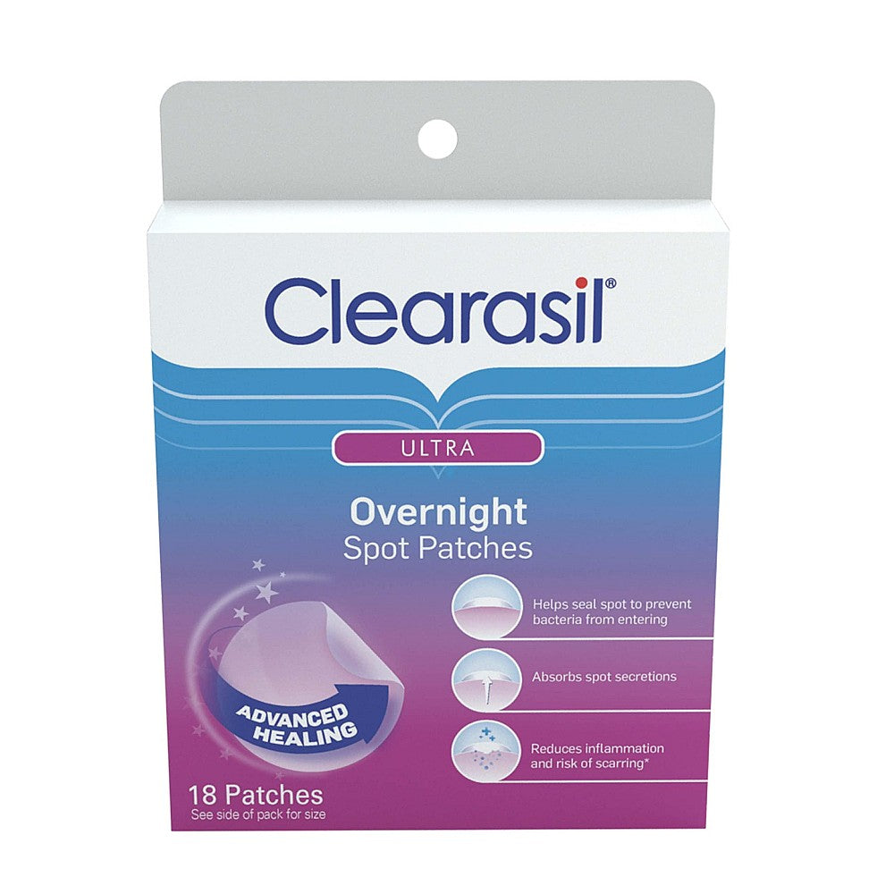 Patches de nuit Clearasil Ultra - 18 unités