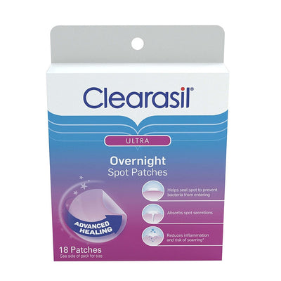 Clearasil Ultra Overnight Spot Patches - 18 Count