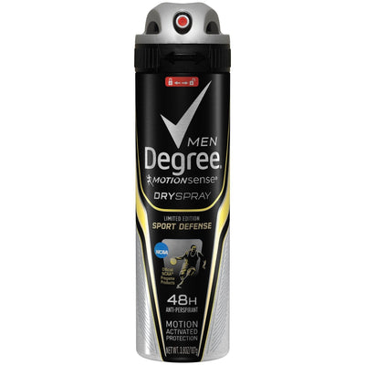 Degree Men Advanced Antiperspirant Dry Spray, Sport Defense, 3.8 oz