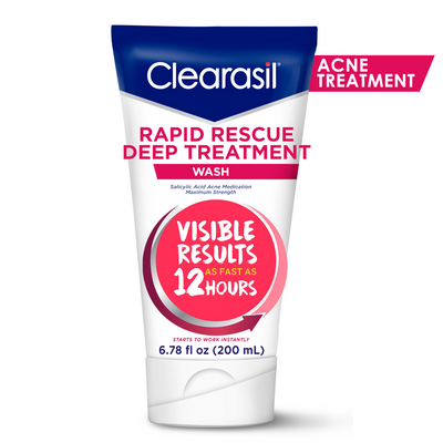Clearasil Rapid Rescue Deep Treatment Wash - 6.78 Oz