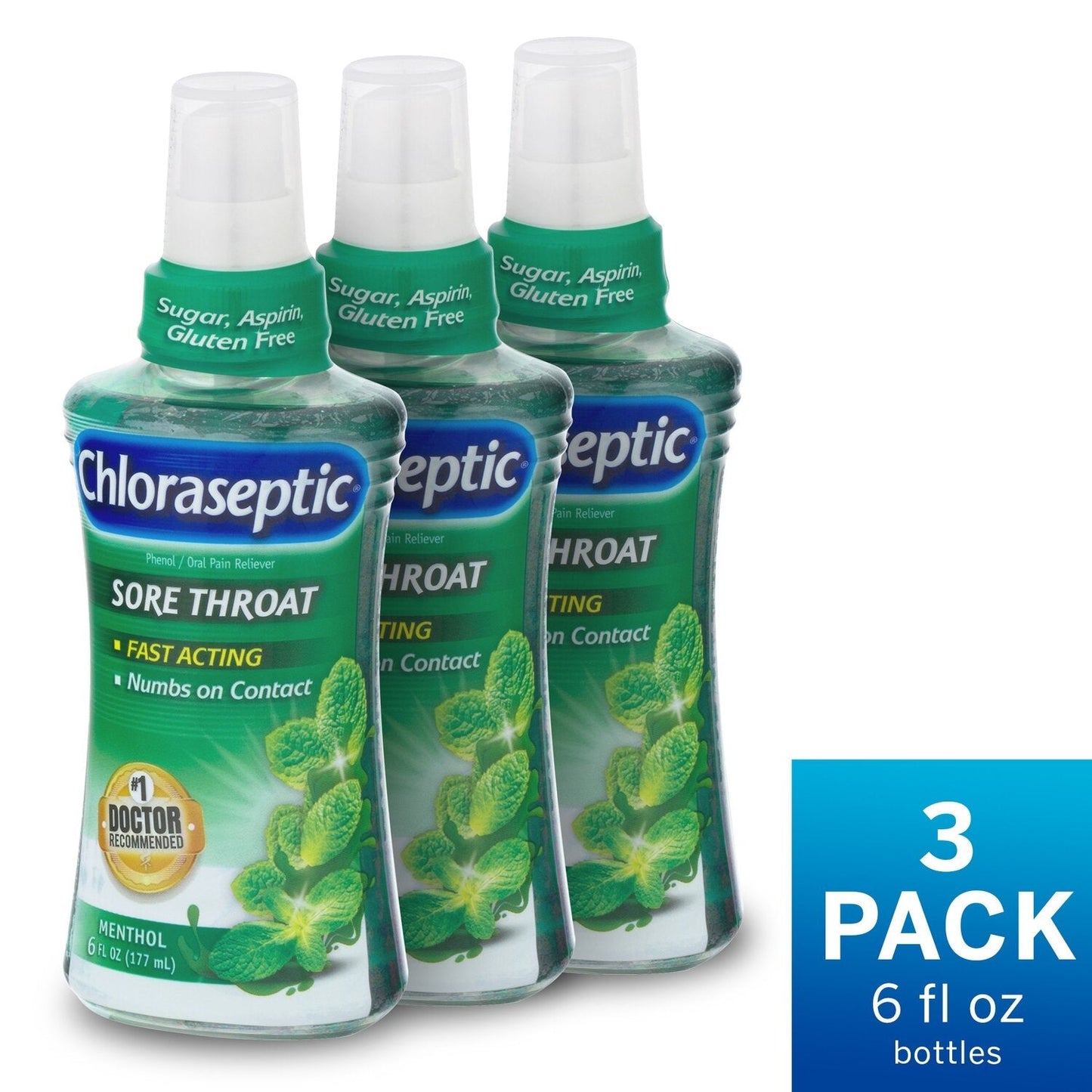 Chloraseptic Menthol Sore Throat Relief Spray, 6 fl oz