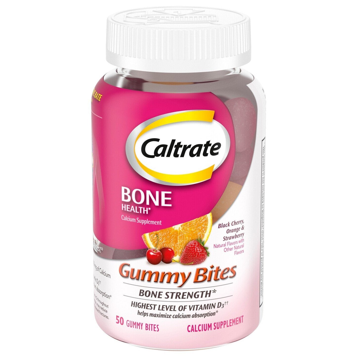 Caltrate Bone Health Gummy Bites 500mg - 50 Count